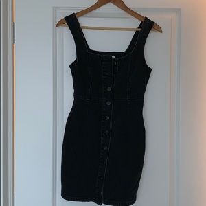 Grey denim dress from urban outfitters